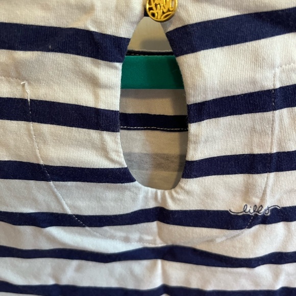 Lilly Pulitzer Bay Dress in Serene Stripe - Picture 4 of 6